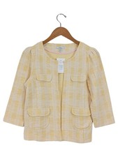 Giacca blazer donna tweed Mavi giallo a quadri taglia XS 34 Boucle