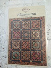 Sew Dear "Windowstar Collection Quilt" PIECED QUILT PATTERN 2 Sizes