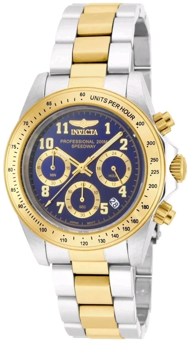 Invicta Speedway Analog 200 m (20 ATM) Water Resistance 