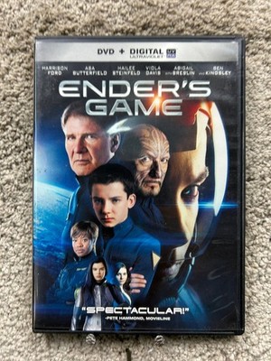 Ender's Game DVD 2013 Harrison Ford Asa Butterfield Sci-Fi Adventure