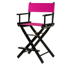 220-02/021-30 Director Chair 24" - Counter Height BlackFrame/Magenta Canvas