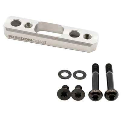 Freedom Coast Rear Flat Mount Brake Adapter 42mm, Aluminum, Reversible +20mm