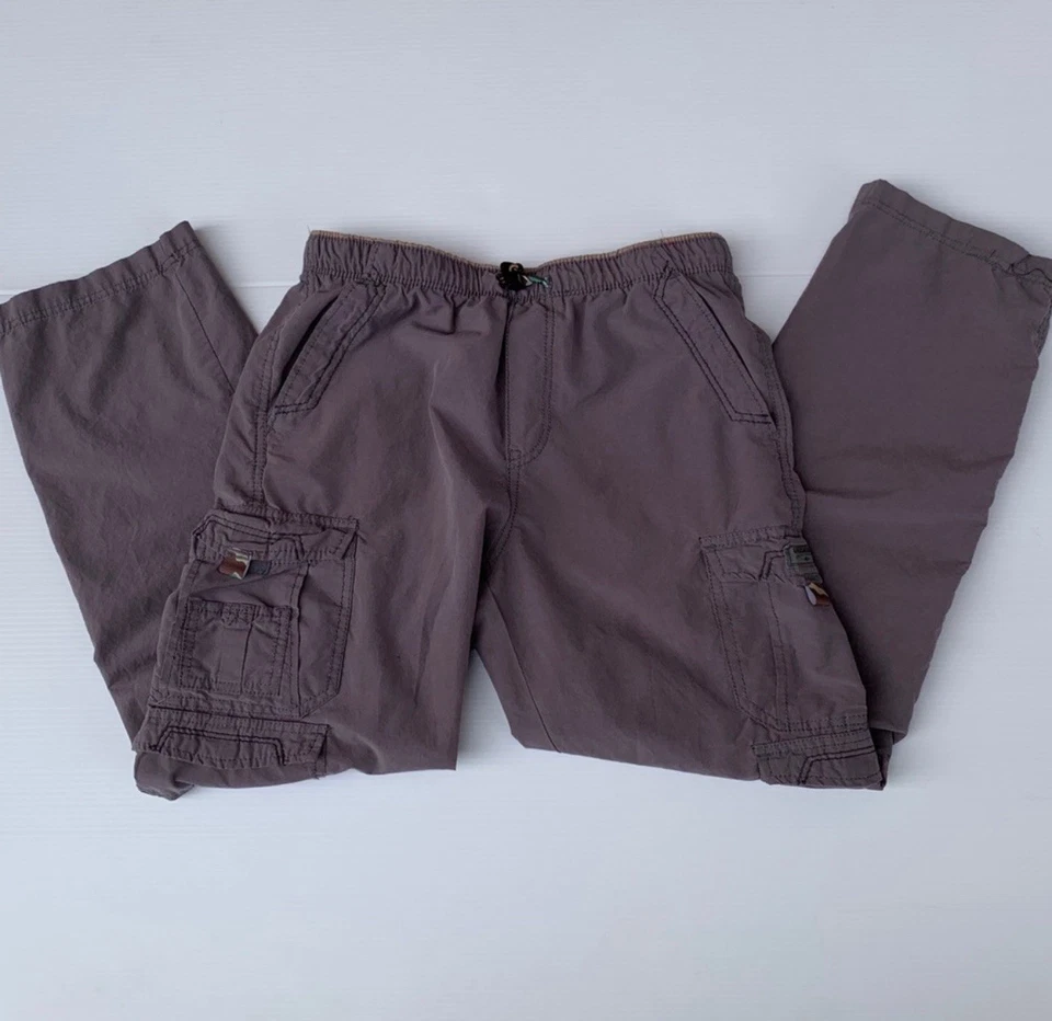 Pantalones cargo Unionbay para niños talla 16 grises bolsillos elásticos en la cintura al aire libre informales GRATIS S Foto 4 de 4