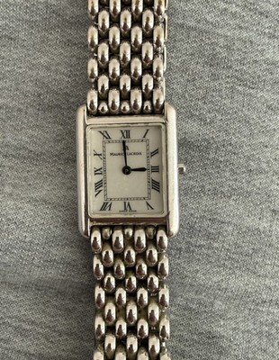 Maurice Lacroix 32536 Edelstahl Tank Armband Swiss Made Saphirglas Damen Uhr