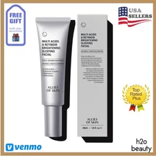 Allies of Skin Multi Acids & Retinoid Sleeping Facial 1.7 oz NEW IN BOX