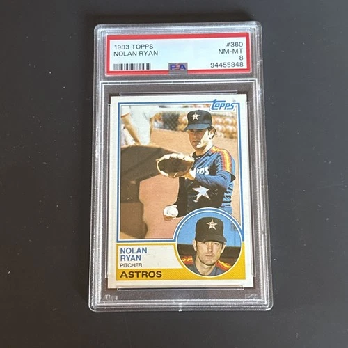 1983 Topps - Nolan Ryan #360 - PSA 8