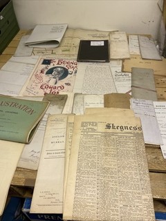 D Old Mixed Documents Ephemera Dirty & Dusty Sale Getting Rid . Plan Etc