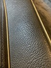Brunswick pool cue case Original Brown With Gold trim And gray Soft Fur Lining. — photo 10