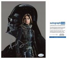 Felicity Jones “Star Wars: Rogue One” AUTOGRAPH Jyn Erso Signed 10x8 Photo ACOA