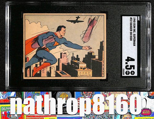 1940 Gum Inc Superman #32 Danger On High — SGC 4.5