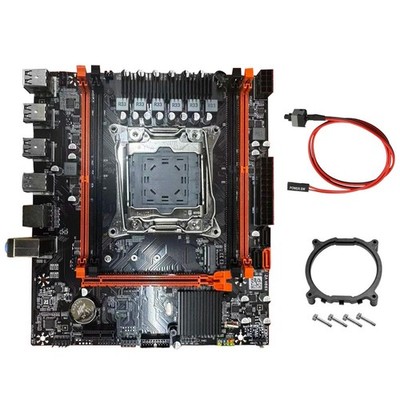 X99 D4 Desktop Motherboard+ Cable B85 LGA2011-3 4X DDR4 REG ECC  Slots M.28434