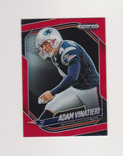 2025 Panini Prizm Black Adam Vinatieri Red #94 New England Patriots 168/299