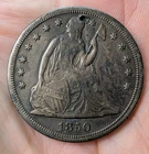 1850 Seated Liberty Dollar