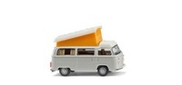 Wiking 031808 | VW T2B Campingbus | Lichtgrau | 1:87
