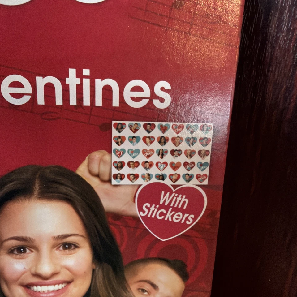 Glee Hallmark Party Valentines Day Cards 24 DESIGN CHOICES New Old Stock - Image 3 of 4