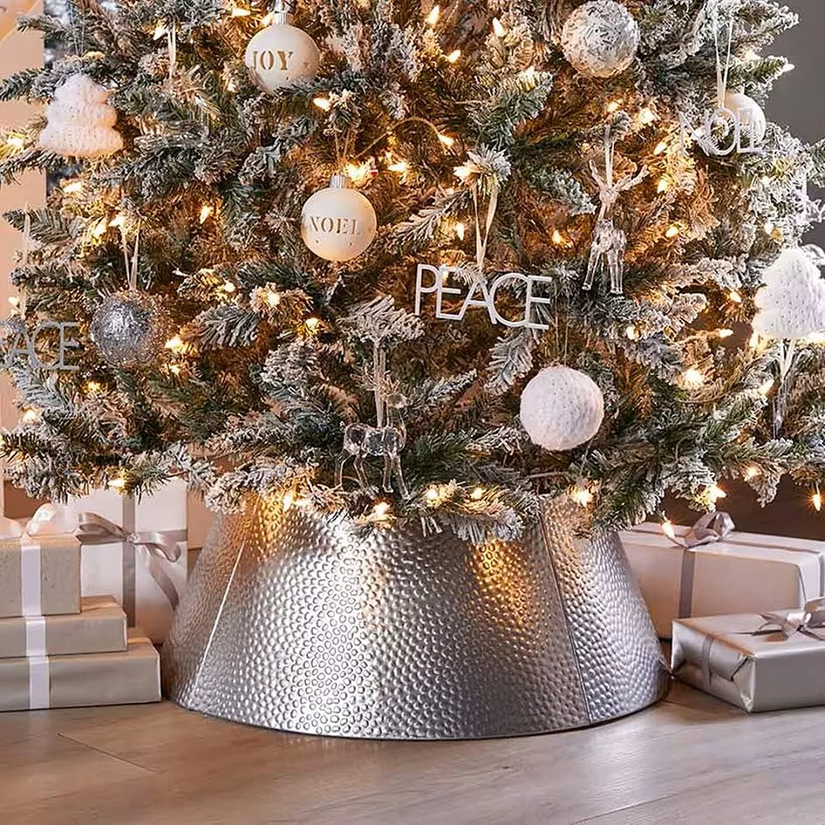 Silver skirt for tree cheap