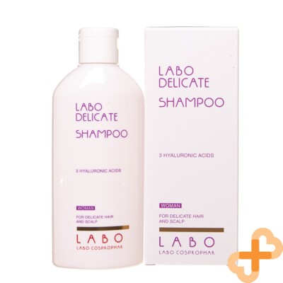 LABO DELICATE Shampoo Für Empfindliche Kopfhaut Mit 3 Hyaluronsäuren 200 ml