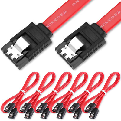 6 x 18'' SATA 3.0 Cable SATA3 III 6GB/s 5pcs Serial ATA for HDD Hard Drive SSD US