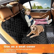 HUNDE / TIER AUTO SCHONDECKE XL 152x147cm Hundedecke/Matte Rückbank Wasserdicht