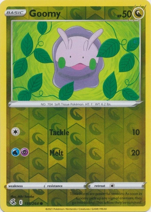pokemon card goomy Pokémon TCG Cards for sale holofoil pattern or surface detail) Goomy Evolution (Hisuian) 🐌 .
