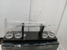 The Wine Savant Gun Decanter Set In Original Box