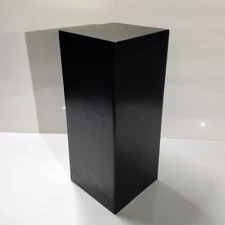 30" High BLACK Display Pedestal Stand Riser Column Pillar - Weddings Parties 