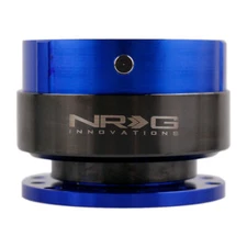NRG Blue DING SOUND Steering Wheel Quick Release Hub Adapter Snap Off Boss Kit