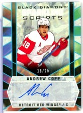 2022-23 Black Diamond Sparkling Scripts Spectrum #SCAC Andrew Copp AUTO /25
