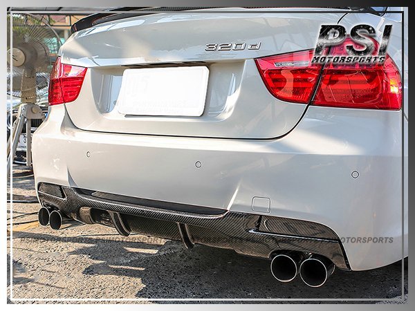 BMW e90 e91 カーボンディフューザー　ジャンク BMW E90 E91 3シリーズ Mスポーツ用 カーボン リア