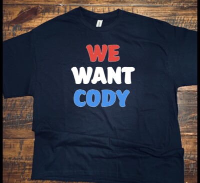 We Want Cody T-shirt Cody Rhodes The Rock Wrestling Gift For Him Her Trending