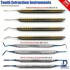 Instumax Dental Elevators Tooth Extraction Luxating Root Tip Implant Surgical CE