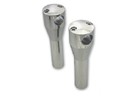 Chrome 6" Tapered Handlebar Risers - Harley Sportster Dyna FXR Chopper Bobber XS