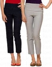 NEW WOMEN'S S.C. & CO SLIM LEG TUMMY CONTROL STRETCH PULL ON PANT VARIETY SZ/CLR