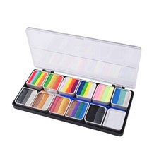 OPHIR Rainbow Face Paint for Children Stage Makeup Halloween Painting 144g SETB