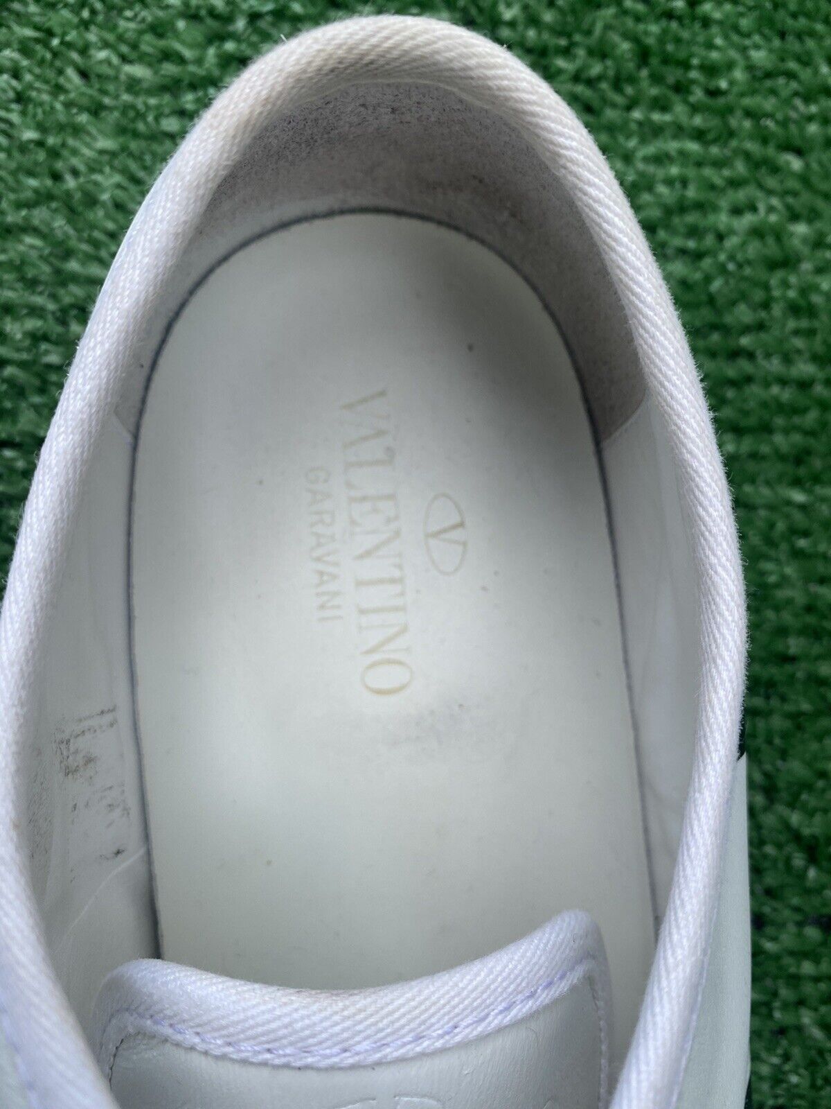 Valentino VLTN Men's White Garavani Printed Logo Trainers Shoes Size 42 (US  9)