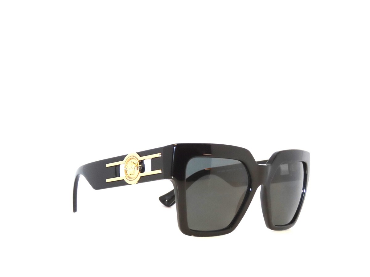 Versace 4458 GB1/87 Black Dark Gray Sunglasses VE4458 | eBay display picture 1