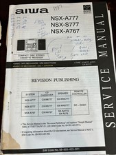 Manual de servicio AIWA NSX-A777 NSX-S777 NSX-A767 CX-NA777 CX-NS777 **ORIGINAL**