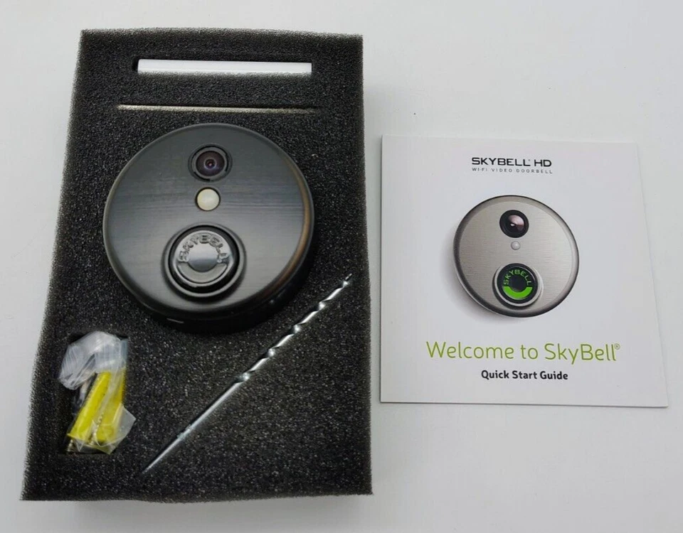 Cámara videotimbre Skybell HD Wi-Fi bronce para piezas/reparación Foto 3 de 4