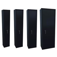 Armadio fuciliera in acciaio blindato portafucili con tesoretto 2 3 5 7 10 posti