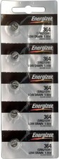 10PC Energizer 364 363 Silver Oxide Watch Battery 1.55V SR621SW SR621 Coin Cells