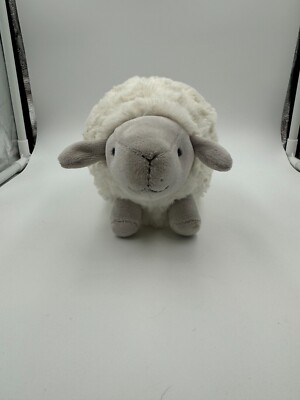 Just One You Carter's Lamb Sheep Plush Stuffed Animal White Gray Musical Wind Up