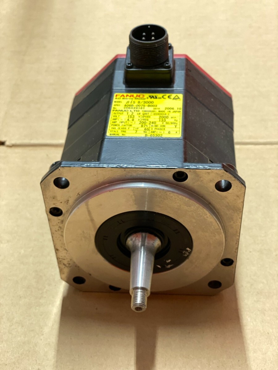 FANUC AC Servo Motor BIS 8/3000 A06B-0075-B003 US Seller NDA FANUC AC Servo Motor BIS 8/3000 A06B-0075-B003 US Seller NDA