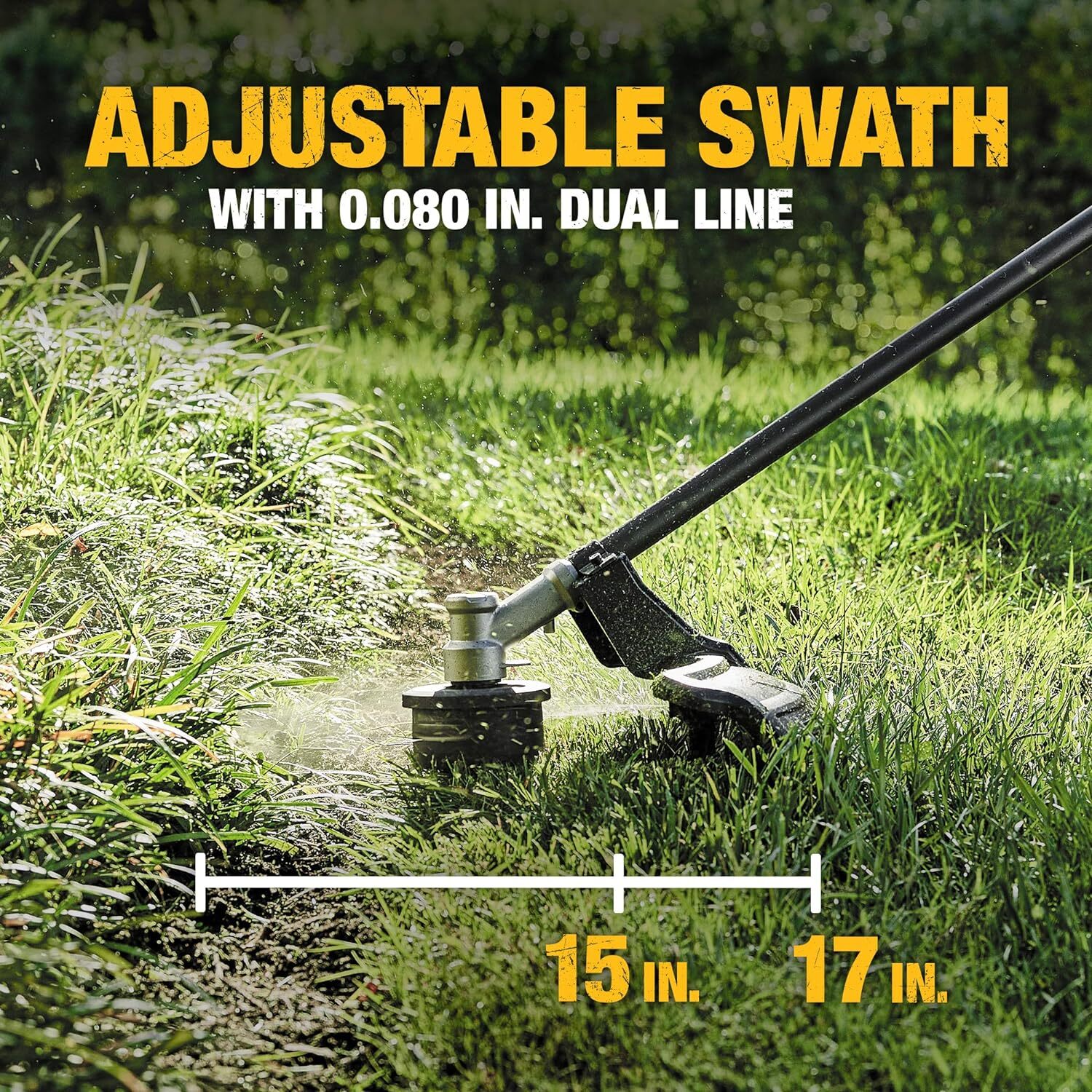 DEWALT 60V Cordless String Trimmer and Lawn Edger Kit DCST972X1