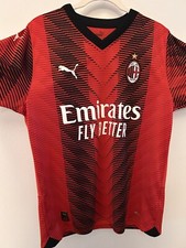 AC MILAN PUMA 2023/2024 FOOTBALL HOME JERSEY SIZE M USED