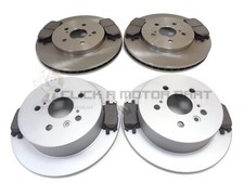 FRONT & REAR BRAKE DISCS AND PADS SET FOR LEXUS RX300 RX350 RX 350 300 3.0 3.5