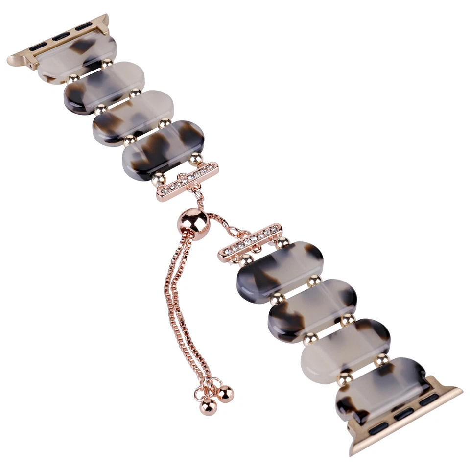 Correa de pulsera iWatch de resina para Apple Watch Series 9 8 7 6 5 4 3 SE 38-49 mm Foto 4 de 4