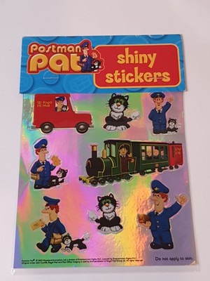 Postbote Pat glänzende Aufkleber Jess Vintage 2003 00er Royal Mail Kinder Kids Party 