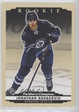 2022 Upper Deck Parkhurst Champions Rookies Johnathan Kovacevic Jonathan UER 2v7