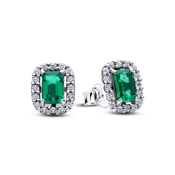 Pandora Ohrstecker Damen Funkelndes Rechteck Sterling-Silber 294501C01-image