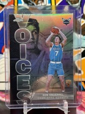 2025-26 Topps Chrome Kon Knueppel Voices RC Silver Refractor - Hornets